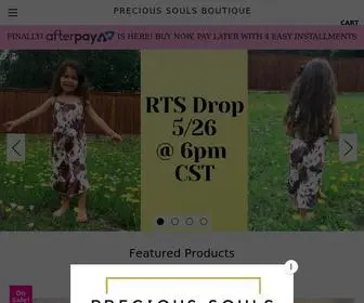 Precioussoulsboutique.com(Precious Souls Boutique) Screenshot