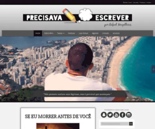 Precisavaescrever.com.br(Precisava Escrever) Screenshot