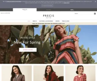 Precis.co.uk(Shop Precis Petite at http:// /precis) Screenshot