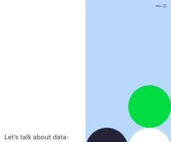 Precisdigital.com(Become the data) Screenshot