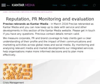 Precise.co.uk(Reputation, PR Monitoring and Evaluation) Screenshot