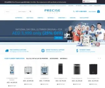 Precise3Dhub.com(Exclusive Distributor of various complementary Technologies) Screenshot