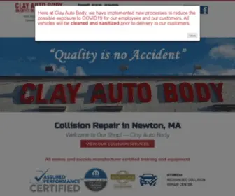 Preciseautobodyshop.com(Auto Body Shop in Newton) Screenshot