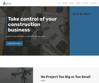 Preciseestimationsinc.com(Precise Estimations Inc) Screenshot