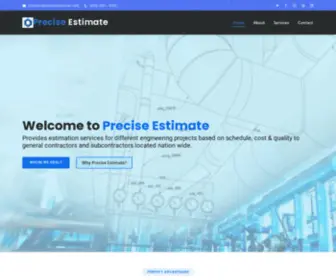 Preciseestime.com(Precise Estimate) Screenshot