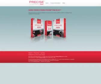 Precisepainrelief.com(PRECISE®) Screenshot