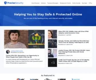 Precisesecurity.com(Internet Security & News) Screenshot