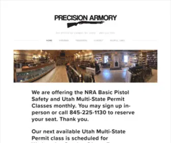 Precisionarmory.com(Precision Armory) Screenshot