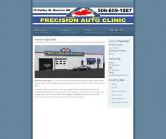 Precisionautoclinic.ca(Precision Auto Clinic) Screenshot