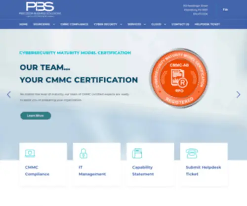 Precisionbs.com(Cyber Security and IT Management) Screenshot