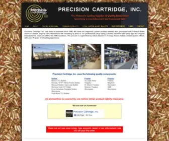 Precisioncartridge.com(Precision Cartridge) Screenshot