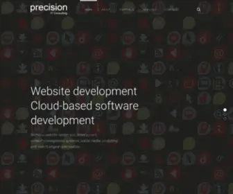 Precision.co.za(Website development) Screenshot