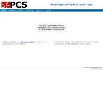 Precisionconference.com(Precision Conference Solutions) Screenshot