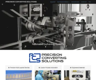 Precisionconvertingsolutions.com(Precision Converting Solutions) Screenshot