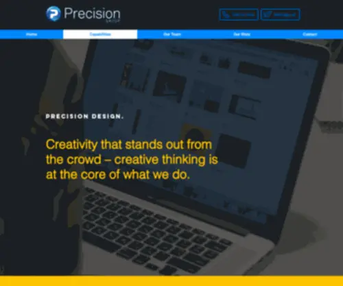 Precisioncreative.com.au(DESIGN) Screenshot