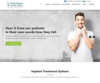 Precisiondentalimplant.com(Best Dentist in Andheri) Screenshot