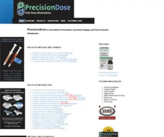 Precisiondose.com(Precision Dose) Screenshot