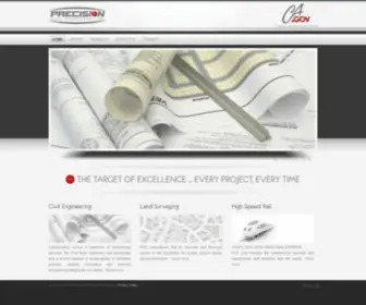 Precisioneng.net(Precision Civil Engineering) Screenshot