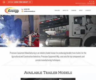 Precisionequipmfg.com(Precision Equipment Manufacturing) Screenshot