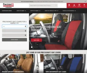 Precisionfit.com(The Best Fitting Seat Covers Are PrecisionFit) Screenshot
