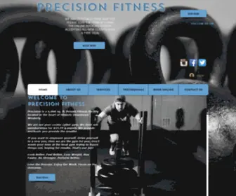 Precisionfitnessri.com(Love the Process. Enjoy the Work. Focus on the Outcome. Precision Fitness) Screenshot