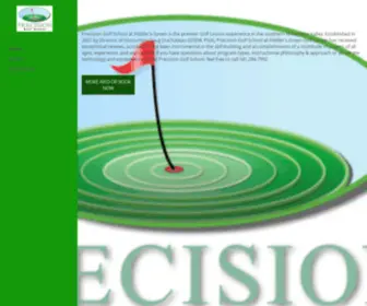 Precisiongolfschool.net(Precision Golf School at Fiddler's Green) Screenshot
