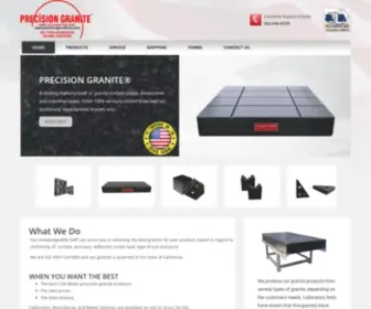 Precisiongraniteusa.com(Precisiongraniteusa) Screenshot