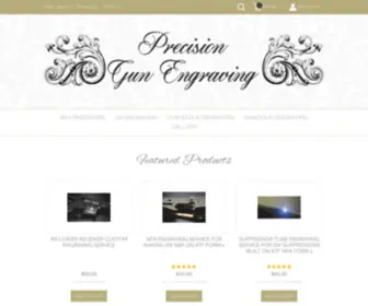 Precisiongunengraving.com(Precision Gun Engraving) Screenshot