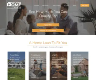 Precisionhl.com(Precision Home Loans) Screenshot