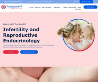 Precisionivf.com(Infertility and Reproductive Endocrinology Center) Screenshot