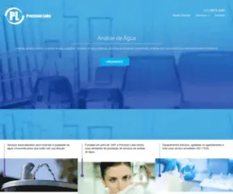 Precisionlabs.com.br(Precision Labs) Screenshot
