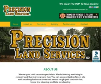 Precisionlandservicesllc.com(Land Clearing Southwest Missouri) Screenshot