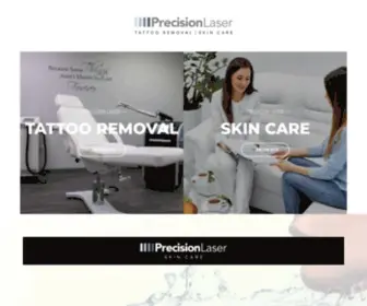 Precisionlasertr.com(Tattoo Removal & Skin Care) Screenshot