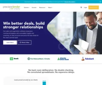 Precisionlender.com(Pricing & Profitability Software for Commercial Banks) Screenshot