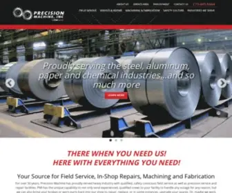 Precisionmachineinc.com(Field Service) Screenshot