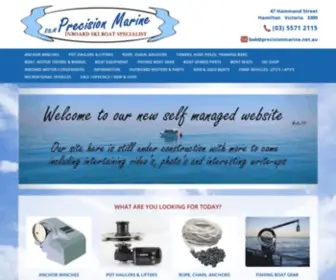 Precisionmarine.com.au(Precision Marine) Screenshot