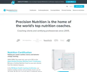 Precisionnutrition.com(Precision Nutrition) Screenshot