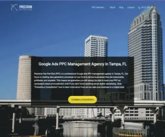 Precisionpayperclick.com(Google Ads PPC Management in Tampa) Screenshot