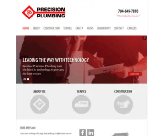 Precisionplumbing.net(Precision Plumbing) Screenshot