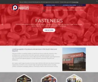 Precisionprofiles.co.uk(Fasteners, Hand Tools, Steel & non Ferrous metals) Screenshot