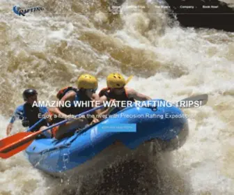 Precisionrafting.com(Friendsville, MD Whitewater Rafting Trips & River Kayaking) Screenshot