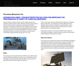 Precisionreceivers.com(Precision Receivers) Screenshot