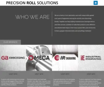 Precisionrollsolutions.com(MECA) Screenshot