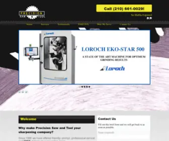 Precisionsawandtool.com(Precision Tool) Screenshot