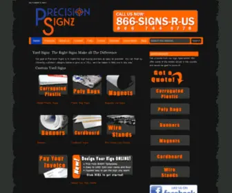 Precisionsignz.com(Precision Signz Quad Cities) Screenshot