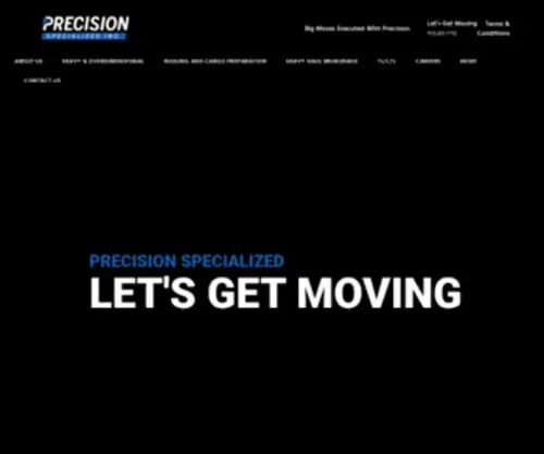 Precisionspecialized.com(Precision Specialized) Screenshot