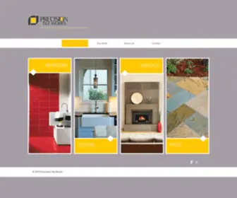 Precisiontileworksboston.com(Tile Installer) Screenshot