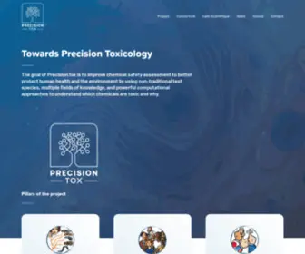 Precisiontox.org(The goal of PrecisionTox is to advance safety assessment of chemicals without the use of animal testing by establishing a new Precision Toxicology) Screenshot