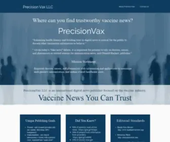 Precisionvax.com(Precision Vaccinations) Screenshot