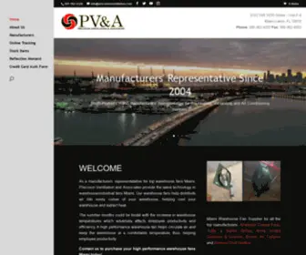 Precisionventilation.com(Miami warehouse fans supplier for top manufacturers) Screenshot